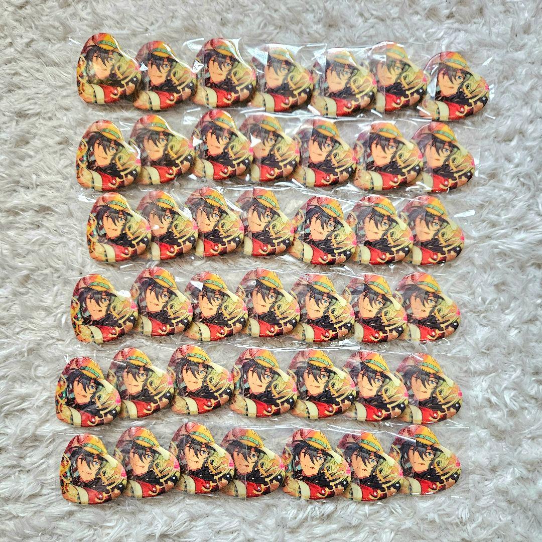 椎名ニキ ホワイトデー ハート缶バッジ 42個