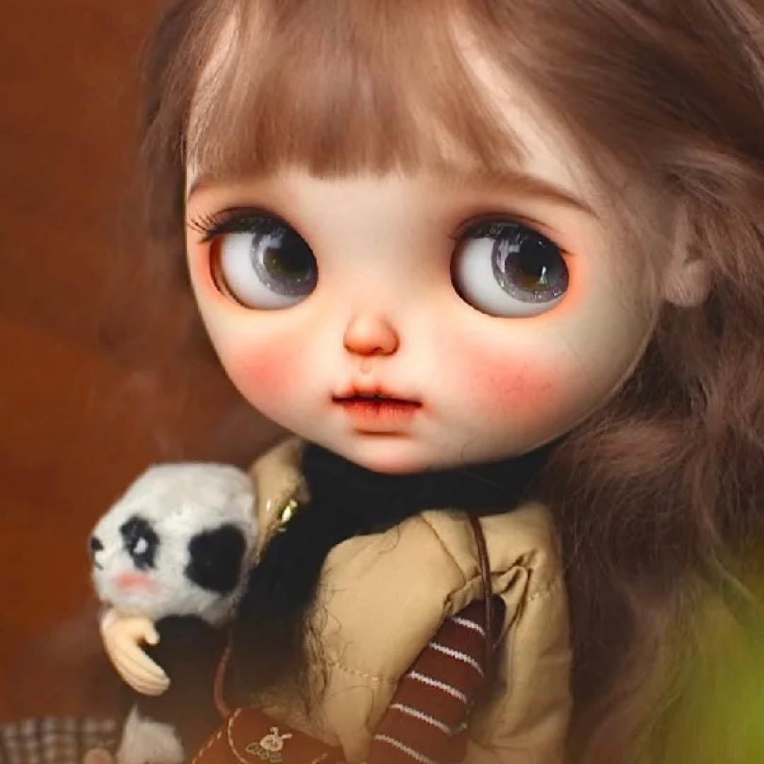 カスタムブライス かわいい 人形 ナチュラル 海外作家様 幼い 妹 ドール