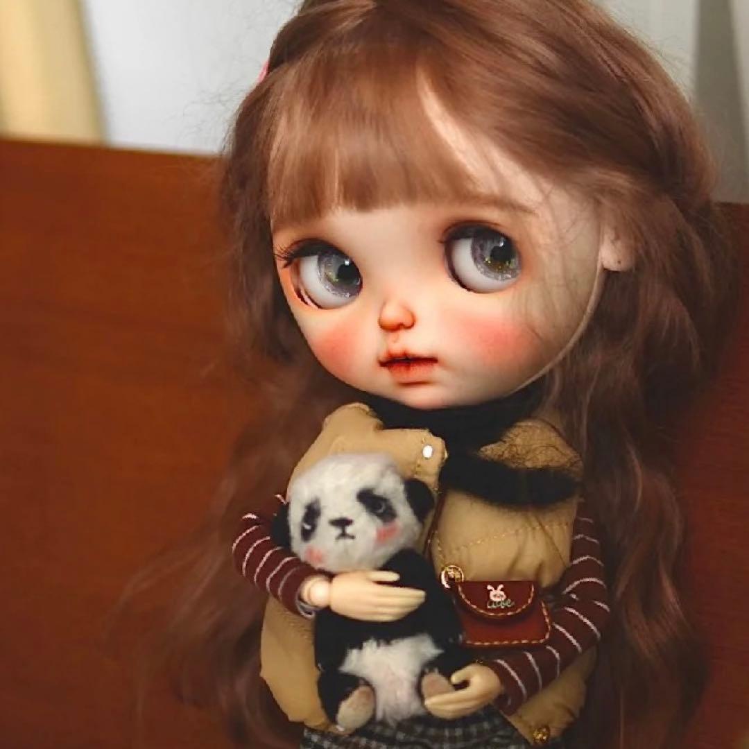 カスタムブライス かわいい 人形 ナチュラル 海外作家様 幼い 妹 ドール