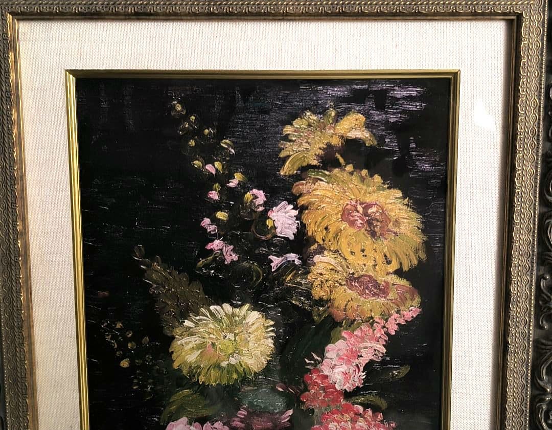 花瓶の花　ゴッホ　 ジクレー版画