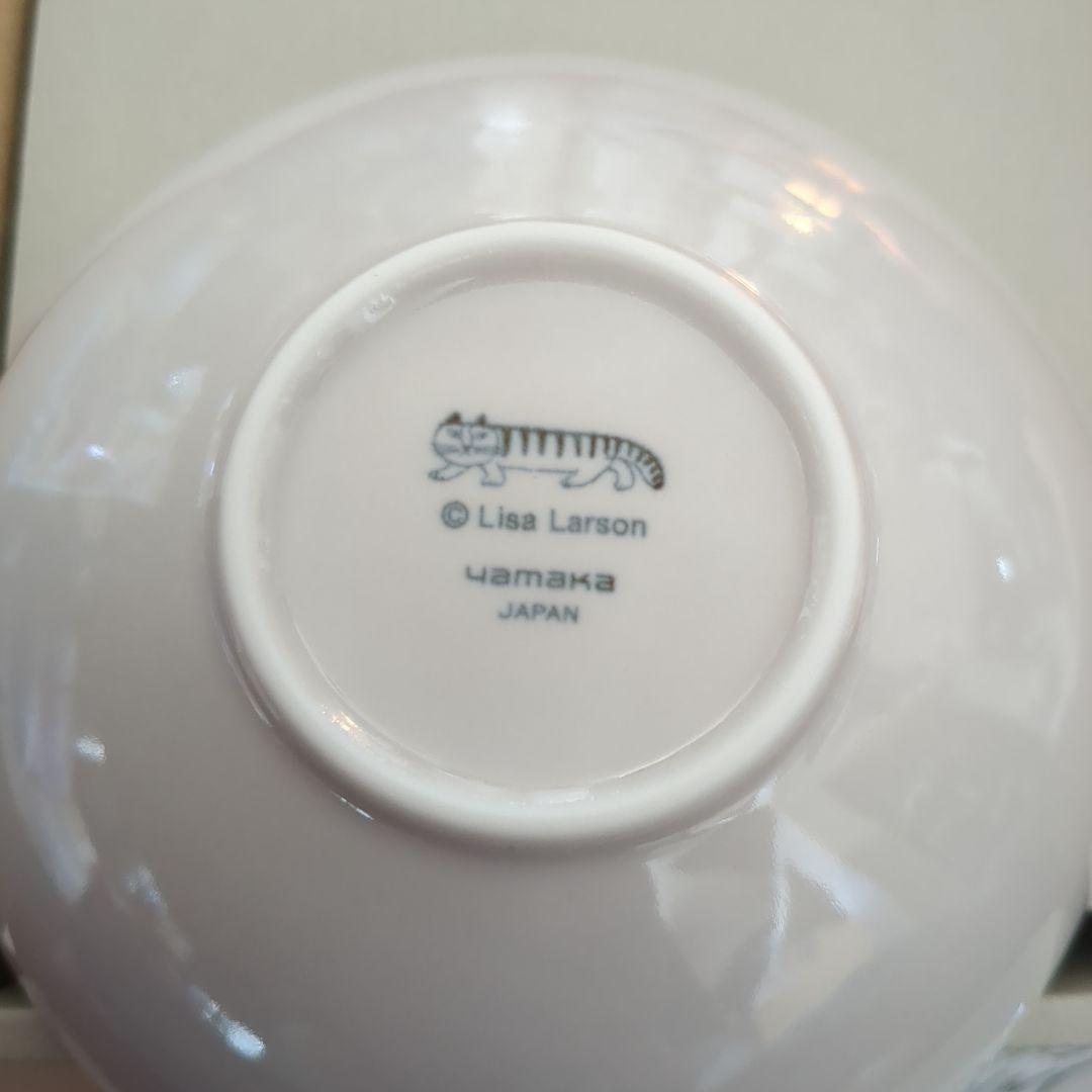 Lisa Larson 猫のイラスト皿 5枚セット新品