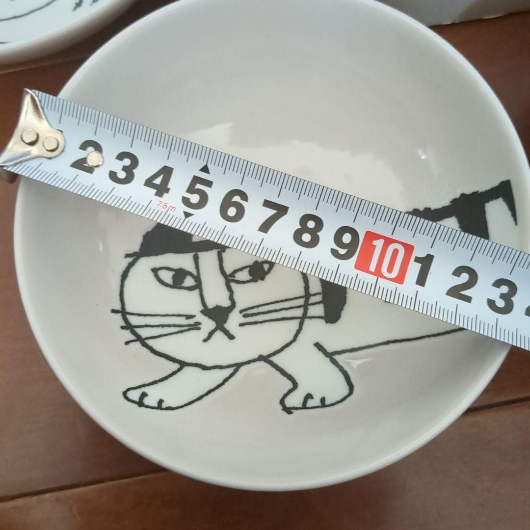 Lisa Larson 猫のイラスト皿 5枚セット新品