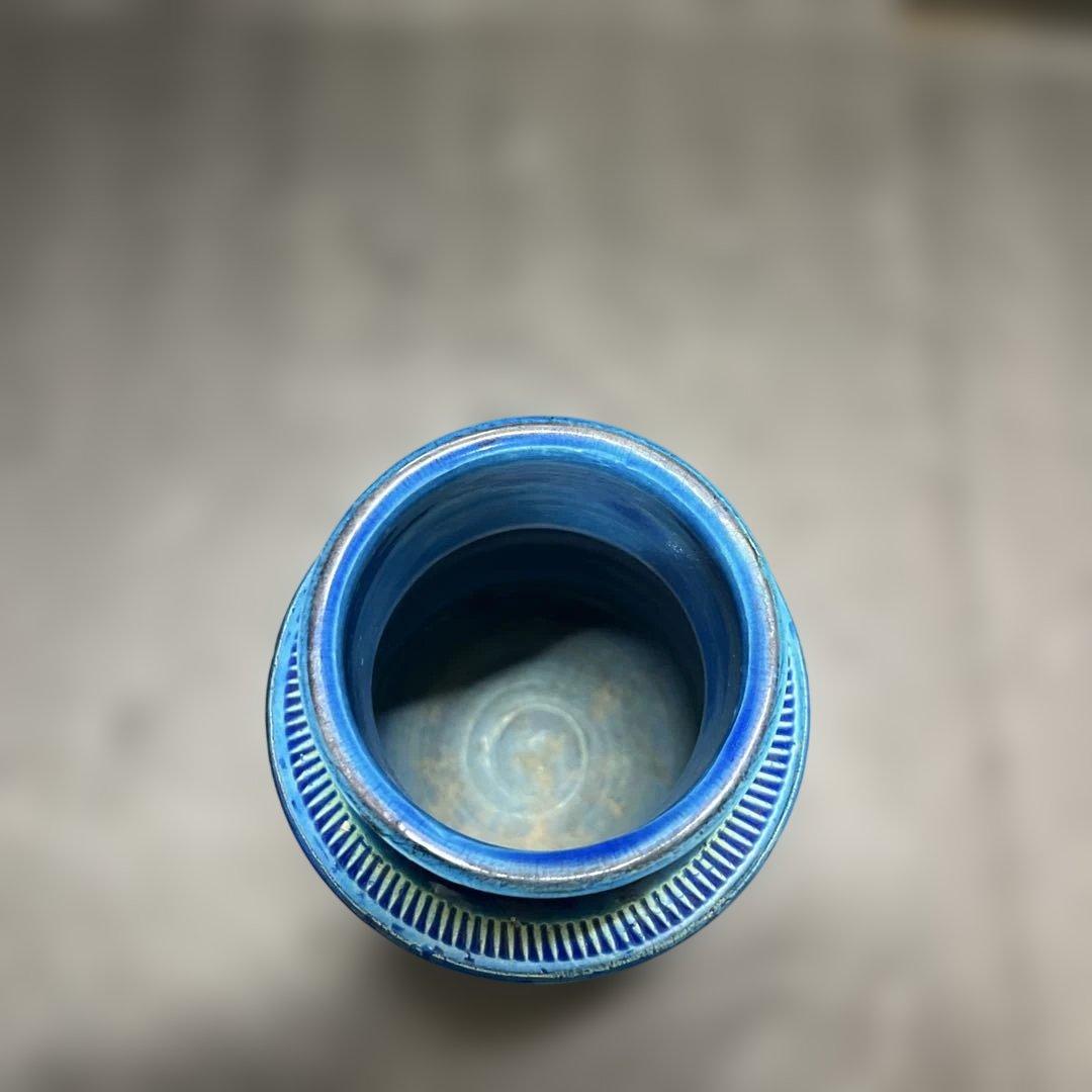 イタリア製Bitossi （ビトッシ）リミニブルーシリーズ陶器製花瓶
