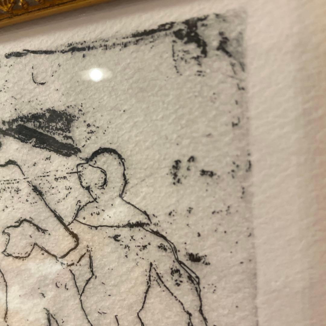 横尾忠則 夢シリーズ 海底の死 銅版画 6/20 額装 サイン入