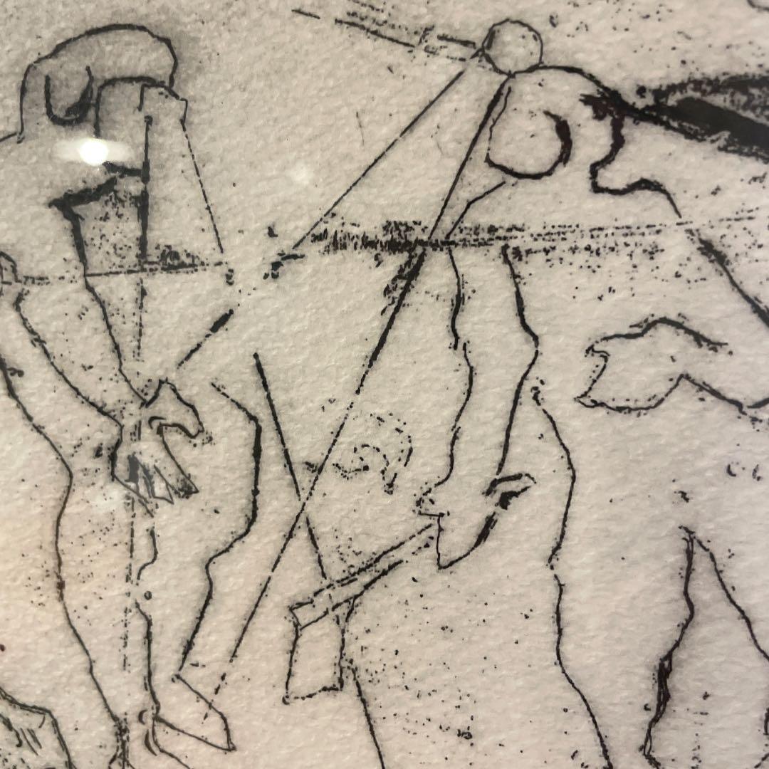 横尾忠則 夢シリーズ 海底の死 銅版画 6/20 額装 サイン入