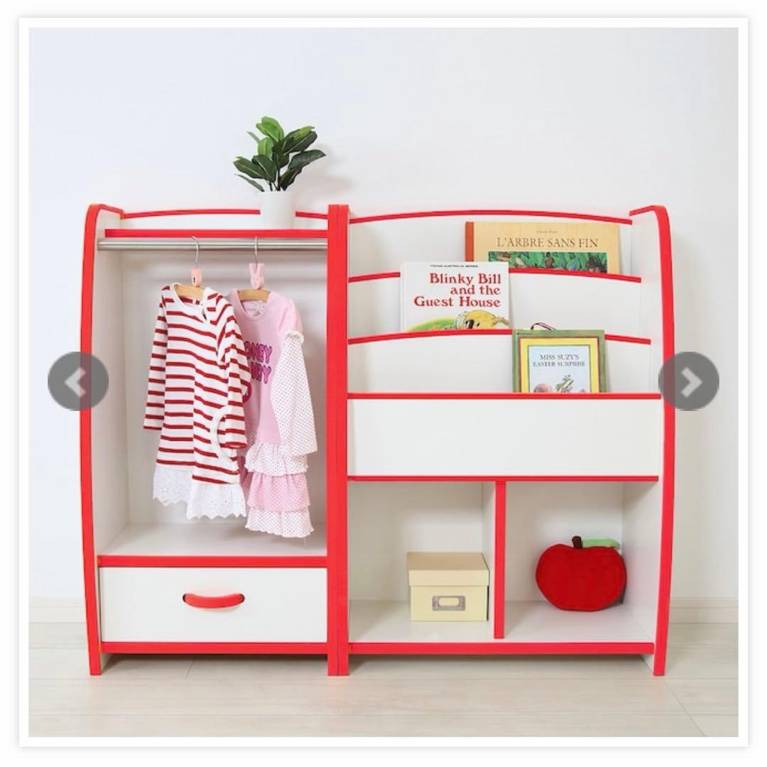 充英アートこども絵本棚♪おもちゃ収納