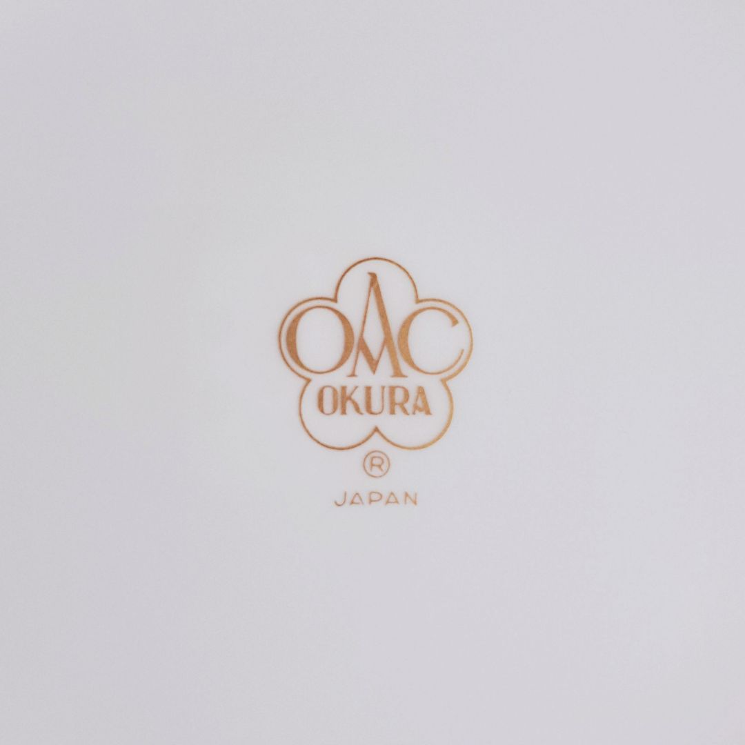 大倉陶園★『ブルーローズ』36cm 花生★フラワーベース★未使用に近い