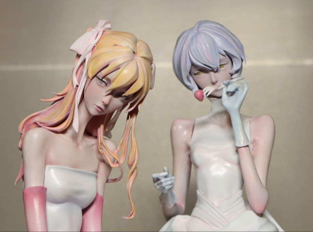 ワンフェス　ガレージキット 綾波レイ　アスカ　皮球製ゴムボール