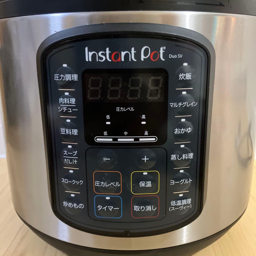 Instant Pot Duo 5V 電気圧力鍋 コンセントと説明書付き