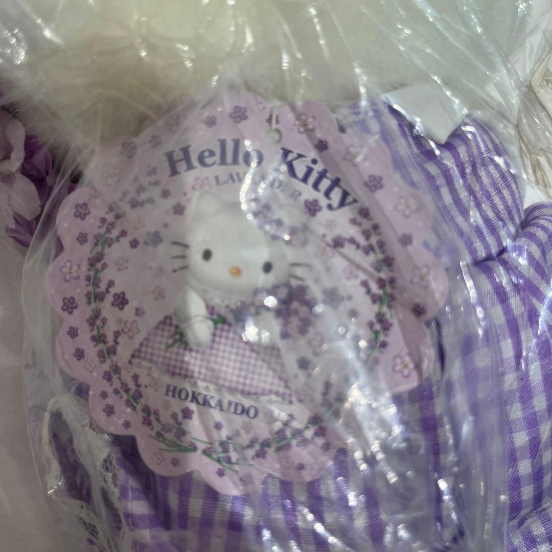 【M3】ご当地キティぬいぐるみ 北海道ラベンダータグ付き