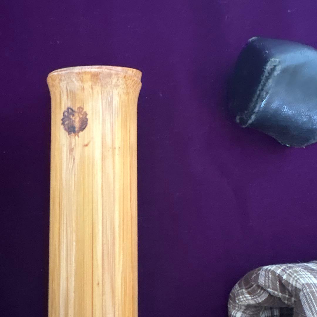 尺八　55cm竹製、52cm 木製？　2本セット 中古