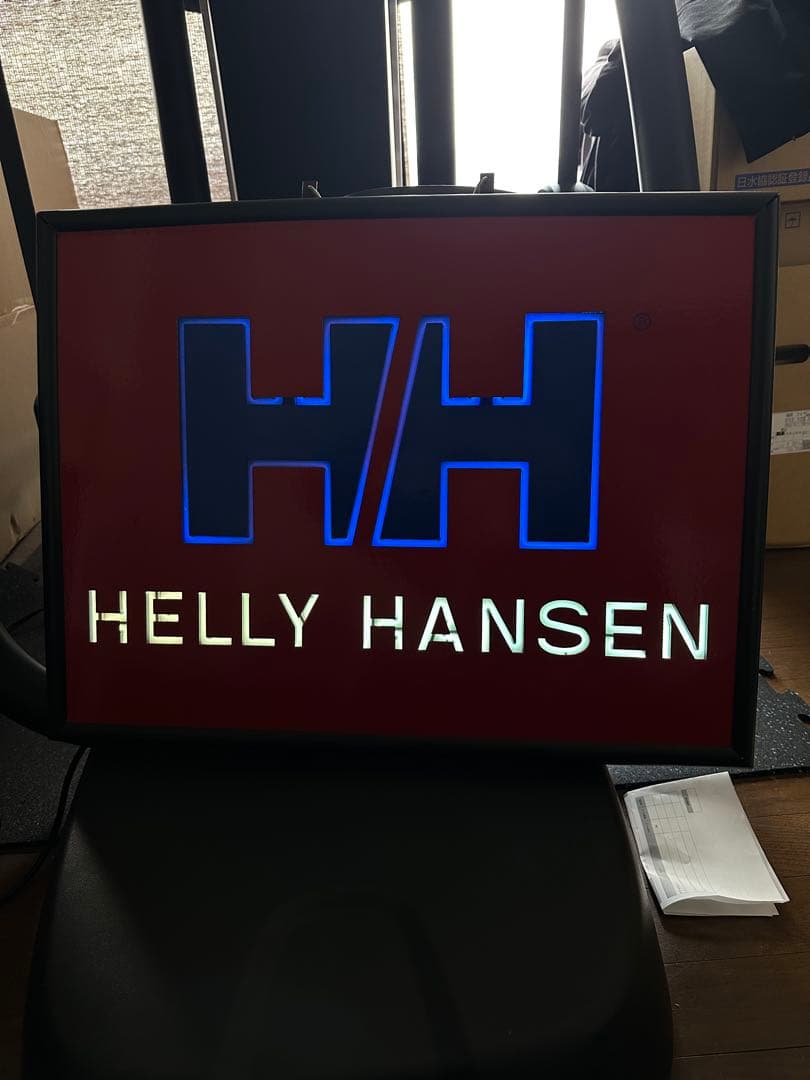 【非売品　レア】 Helly Hansen GasTube看板 期間限定販売