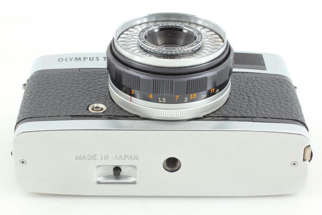 【整備済　美品】ブラック オリンパス Trip35 8露出計OK #1252