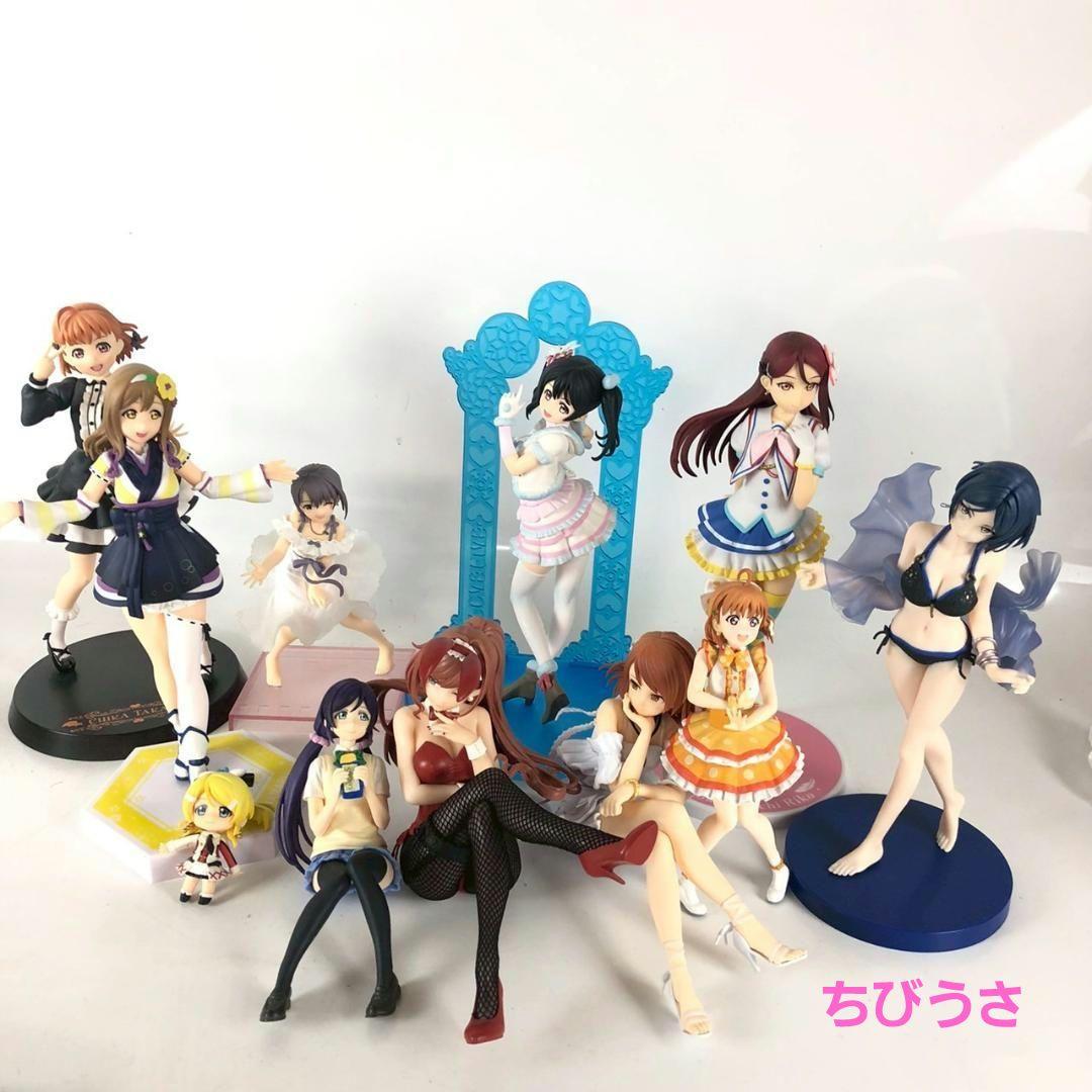 アイマス＆ラブライブ 美少女フィギュア11体セット 乙倉悠貴 夏葉 高海千歌