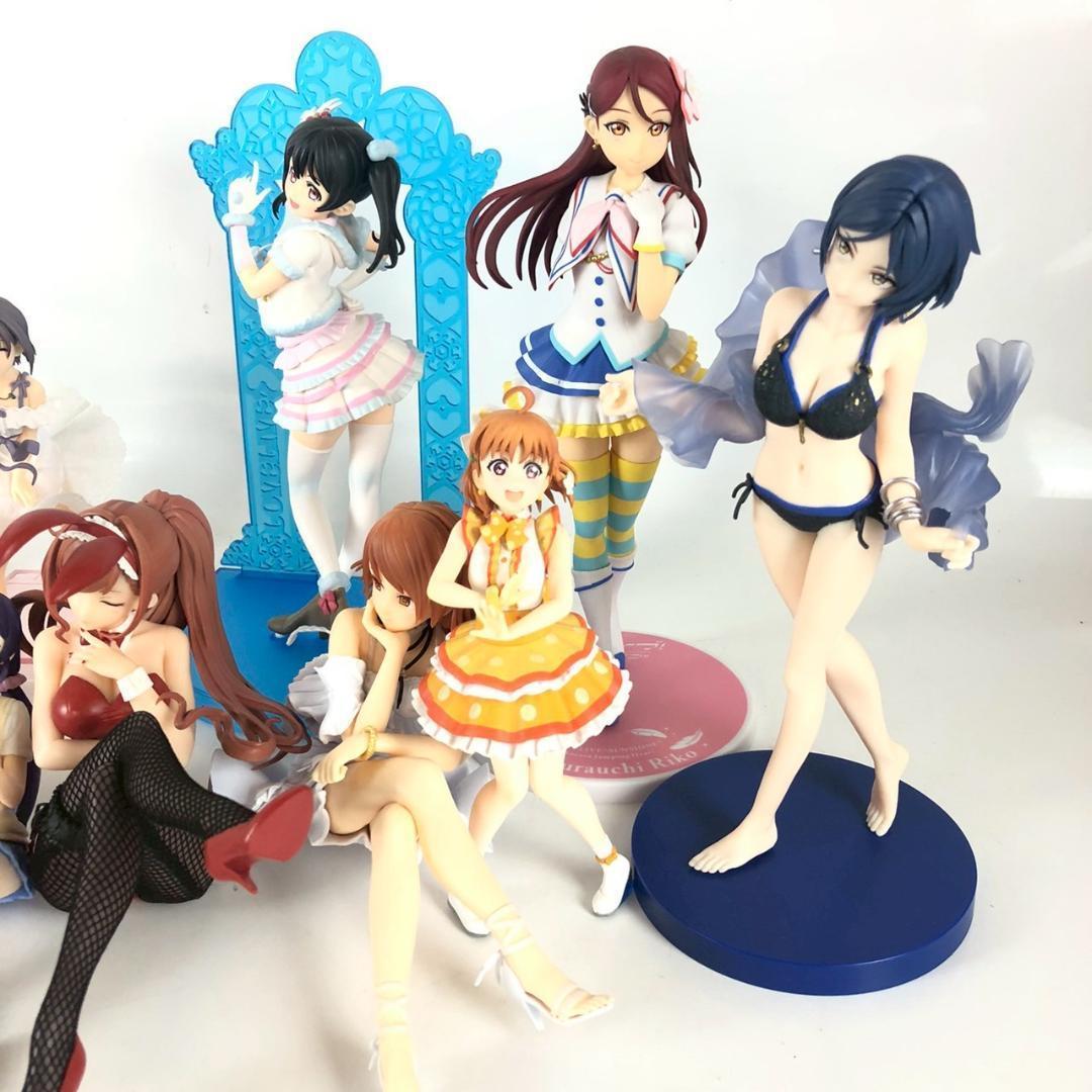 アイマス＆ラブライブ 美少女フィギュア11体セット 乙倉悠貴 夏葉 高海千歌