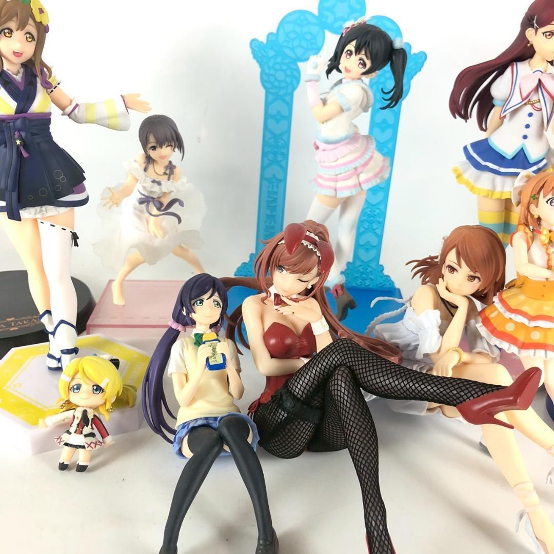 アイマス＆ラブライブ 美少女フィギュア11体セット 乙倉悠貴 夏葉 高海千歌