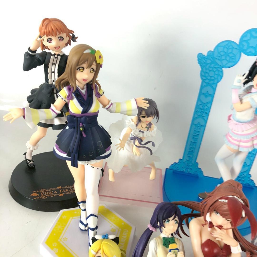 アイマス＆ラブライブ 美少女フィギュア11体セット 乙倉悠貴 夏葉 高海千歌