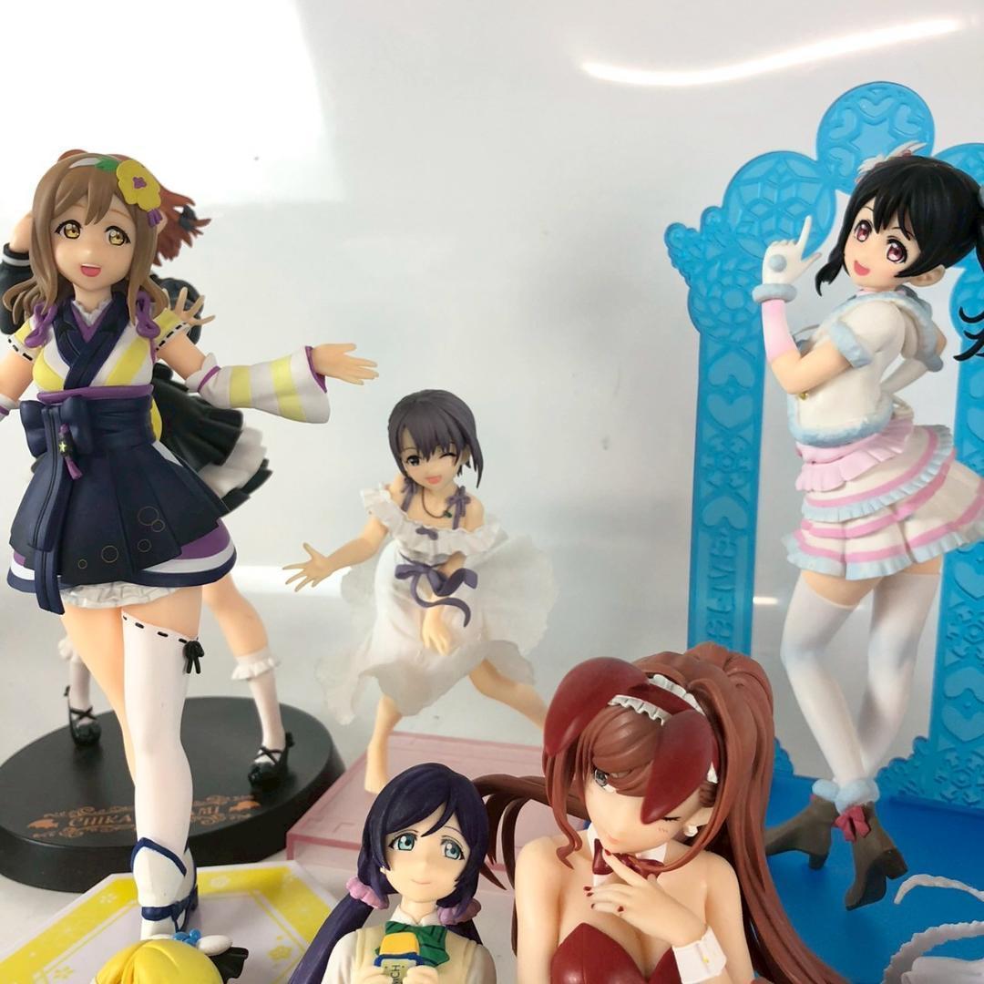 アイマス＆ラブライブ 美少女フィギュア11体セット 乙倉悠貴 夏葉 高海千歌