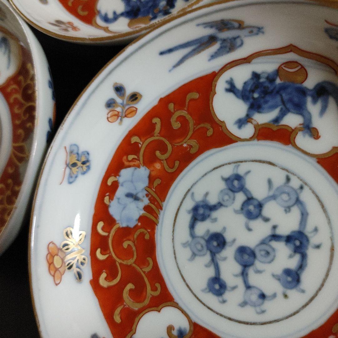 明治時代　古伊万里　小皿　5客