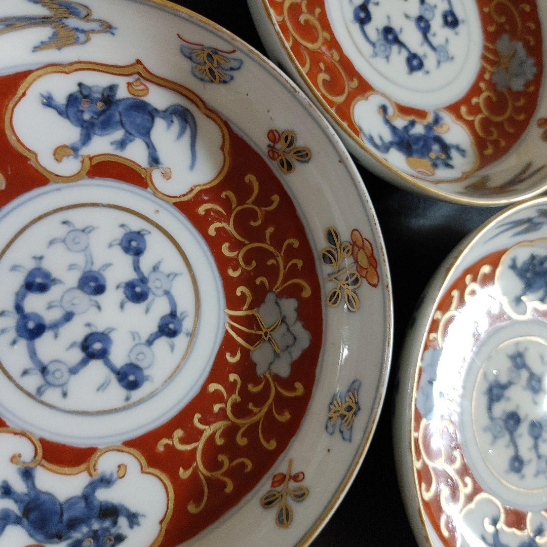 明治時代　古伊万里　小皿　5客