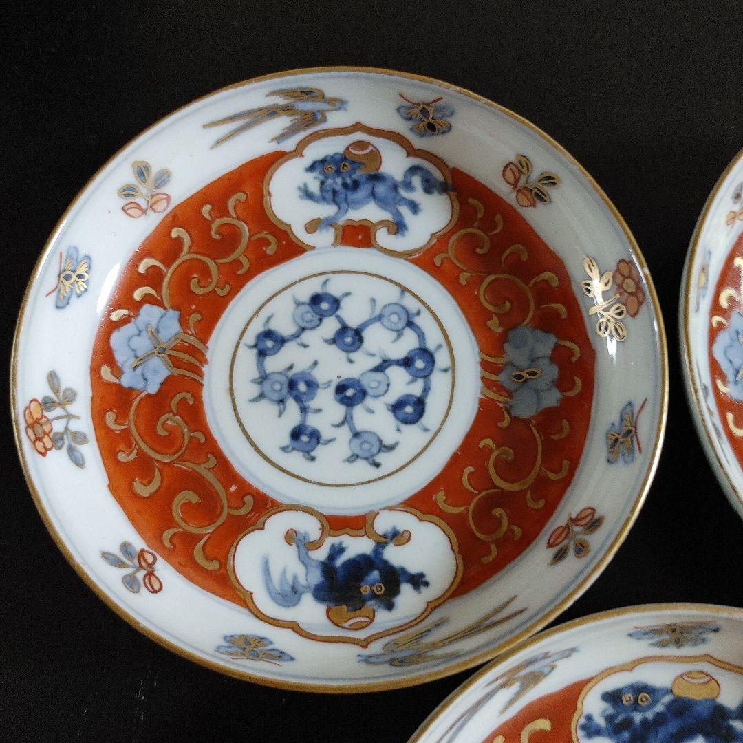 明治時代　古伊万里　小皿　5客