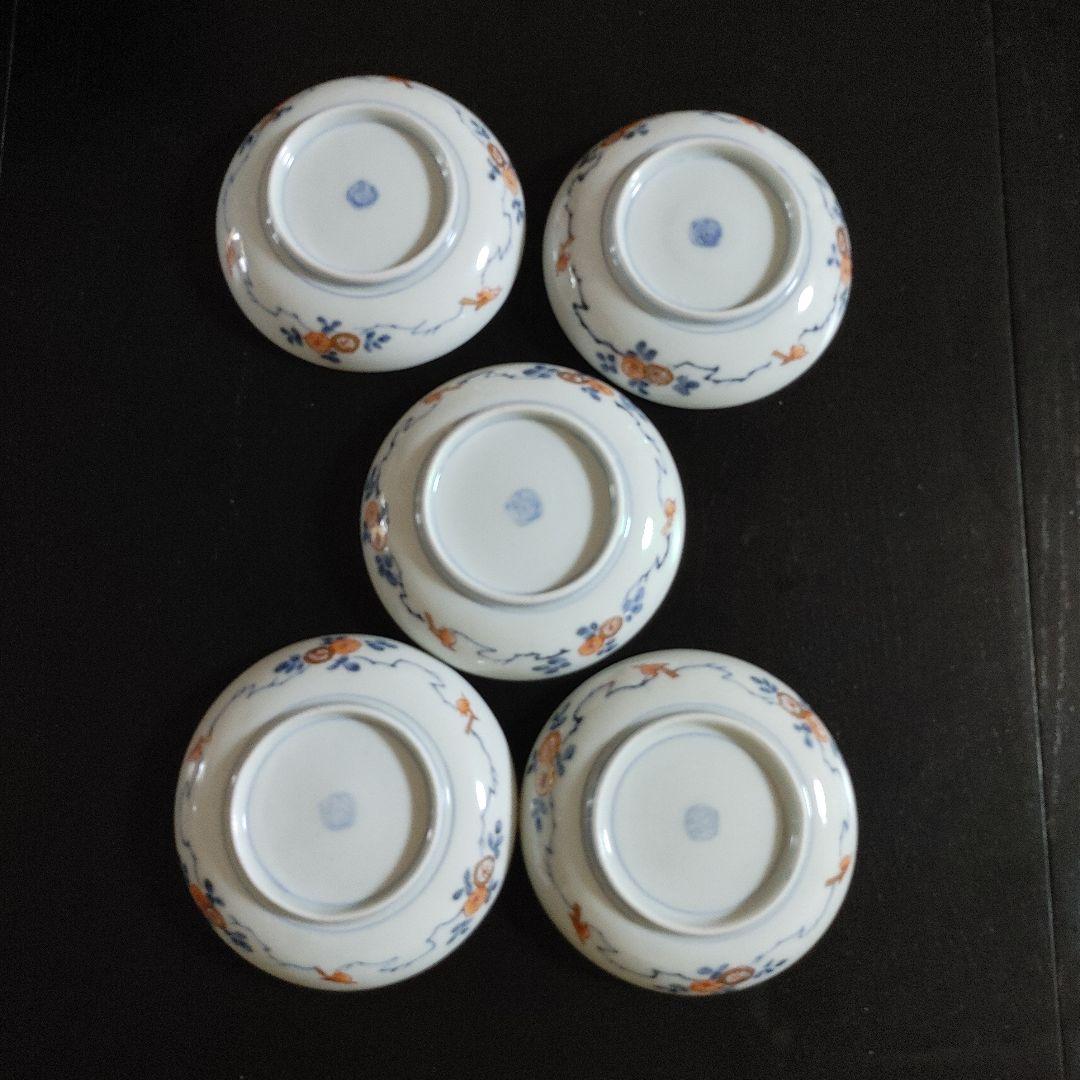 明治時代　古伊万里　小皿　5客
