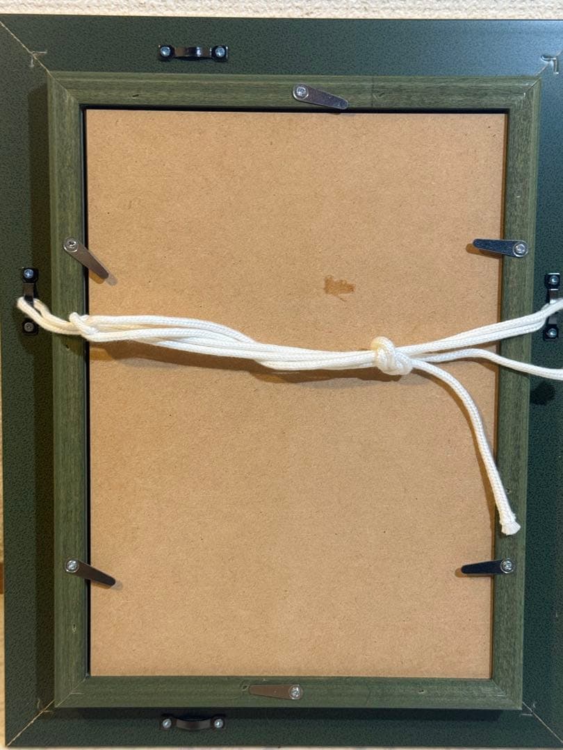 肉筆油彩画　【ドイツ旧市街の記憶】　作者不詳