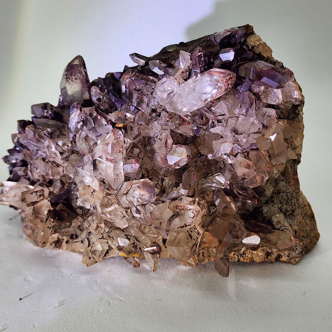 【希少】赤水晶レッドファントム かっこいいクラスター