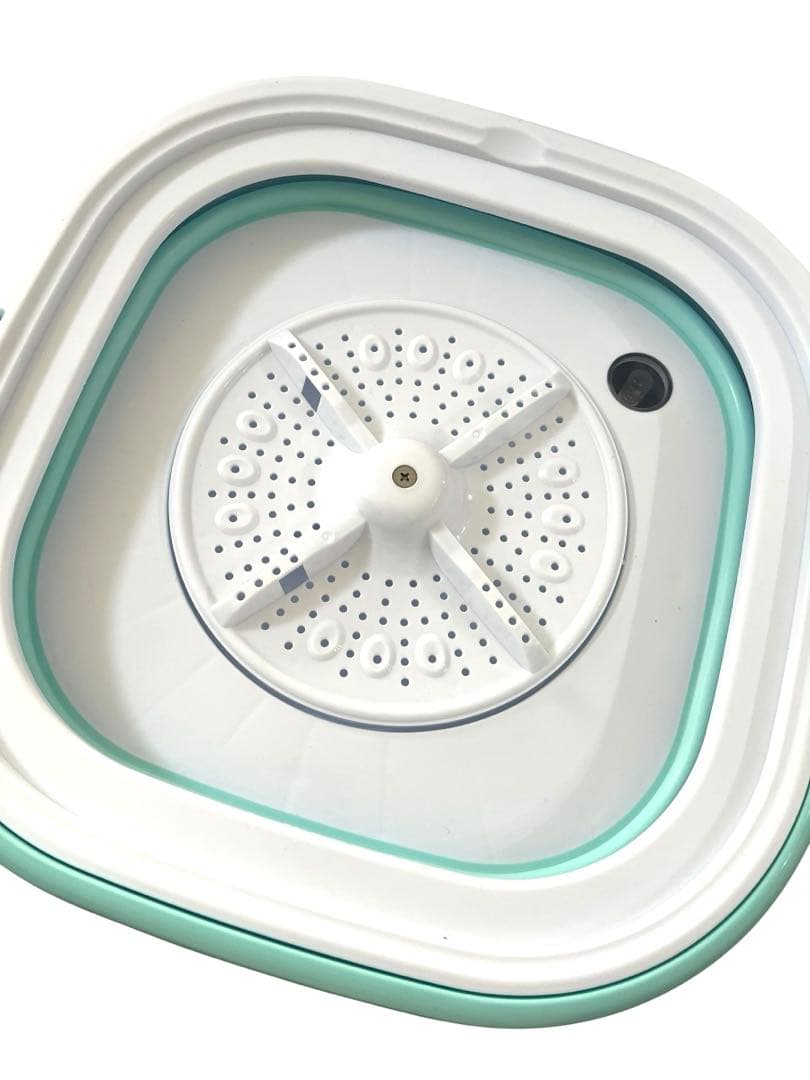 新品 天使のランドリー 折りたたみ洗濯機 ミントブルー