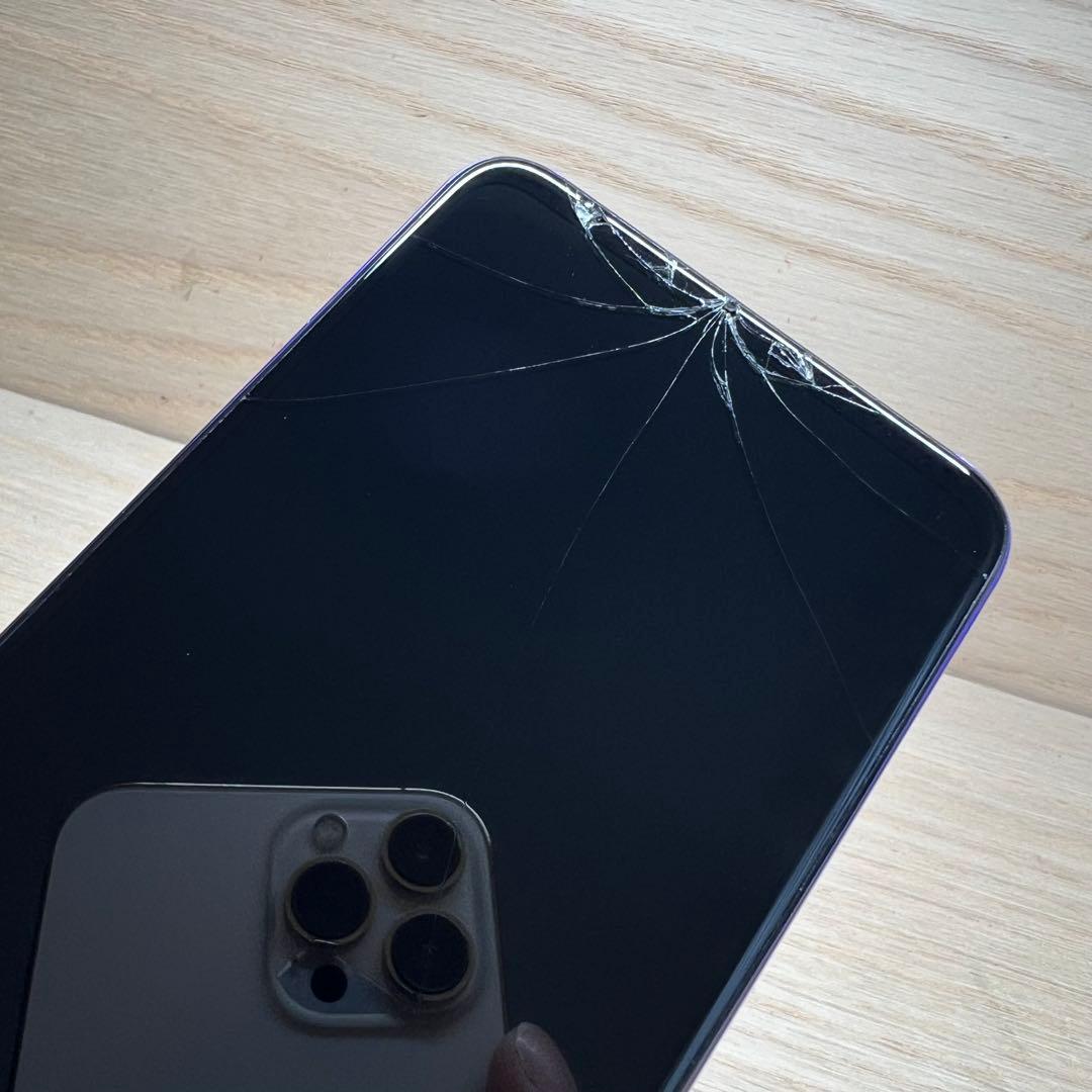 HUAWEI nova 5T本体 画面割れ S64