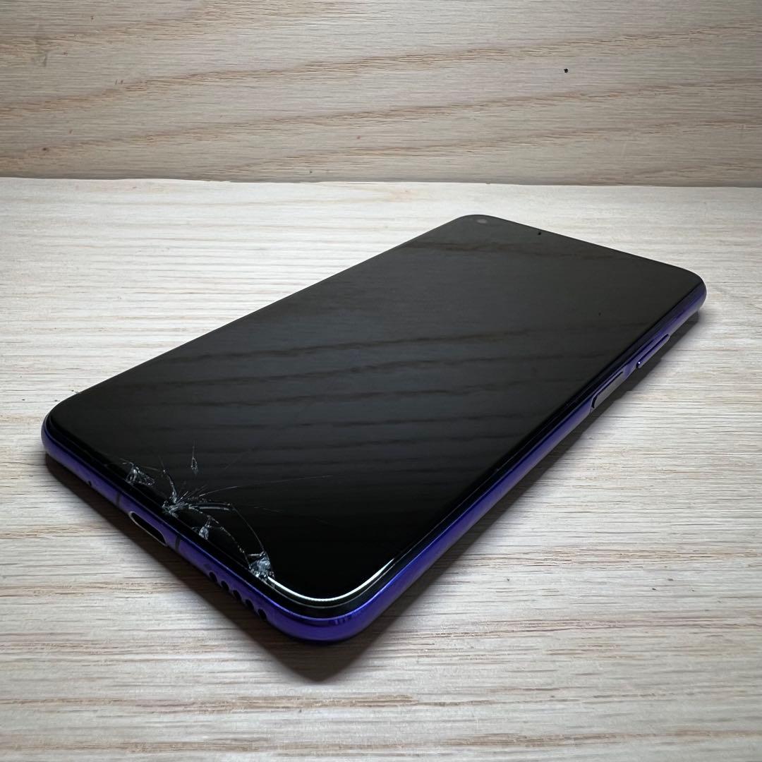 HUAWEI nova 5T本体 画面割れ S64