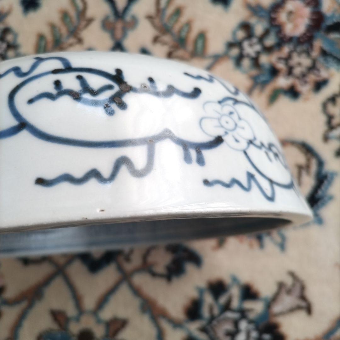 ★ 古伊万里 江戸期 竹虎 鉢 骨董 アンティーク