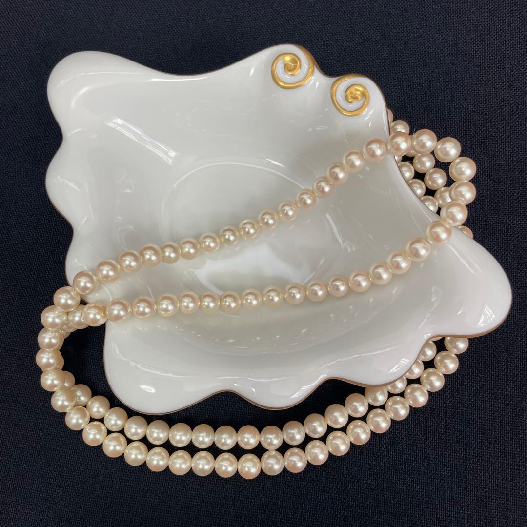 未使用品.MIKIMOTO/ミキモト、シェル型陶磁器皿.3点セット、箱付き