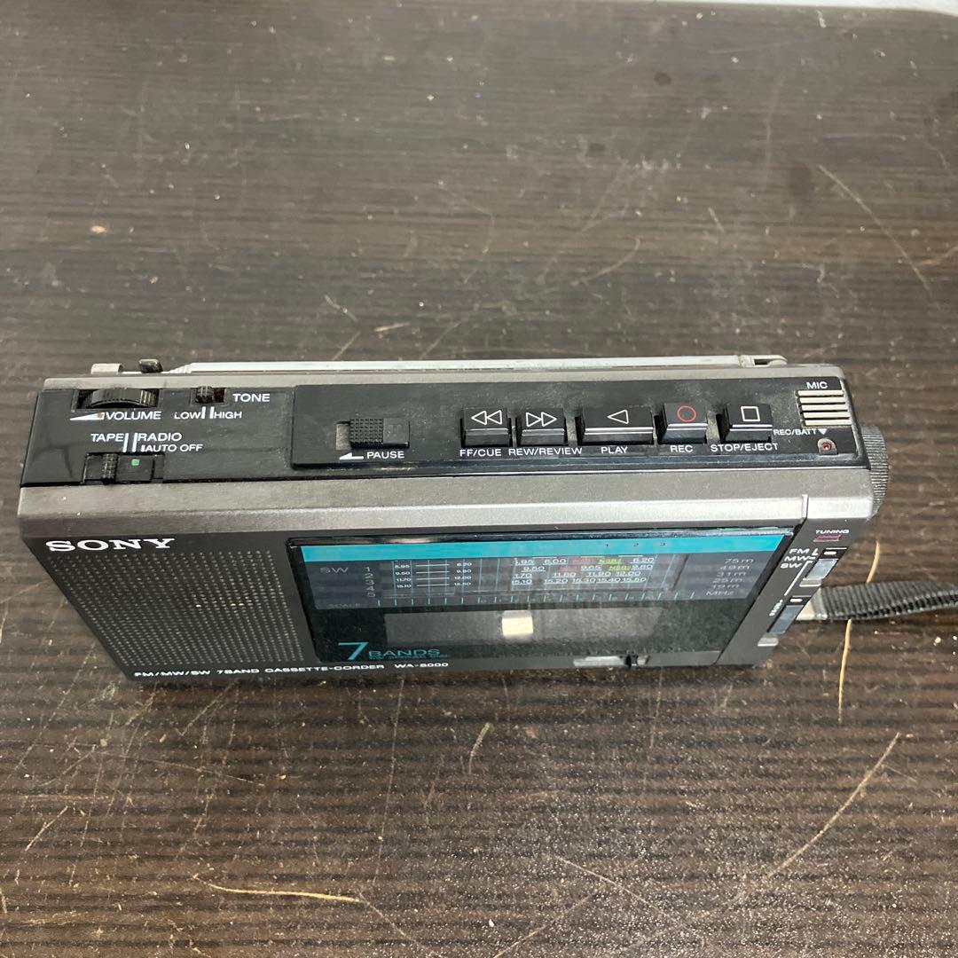SONY WA-8600 7バンドラジオ・カセットコーダー
