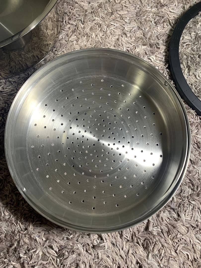 美品　MEYER　マイヤー QUICKER COOKING 4.0L 　蒸し