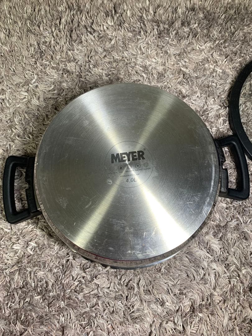 美品　MEYER　マイヤー QUICKER COOKING 4.0L 　蒸し
