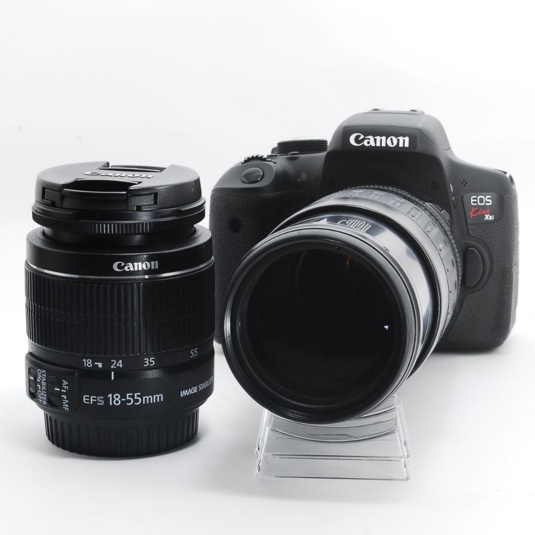 【美品】Canon Kiss X8i 望遠ダブル スマホ転送