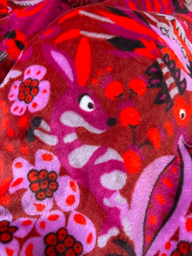 アルベロベロ　フリースブランケット　シングルサイズ　毛布