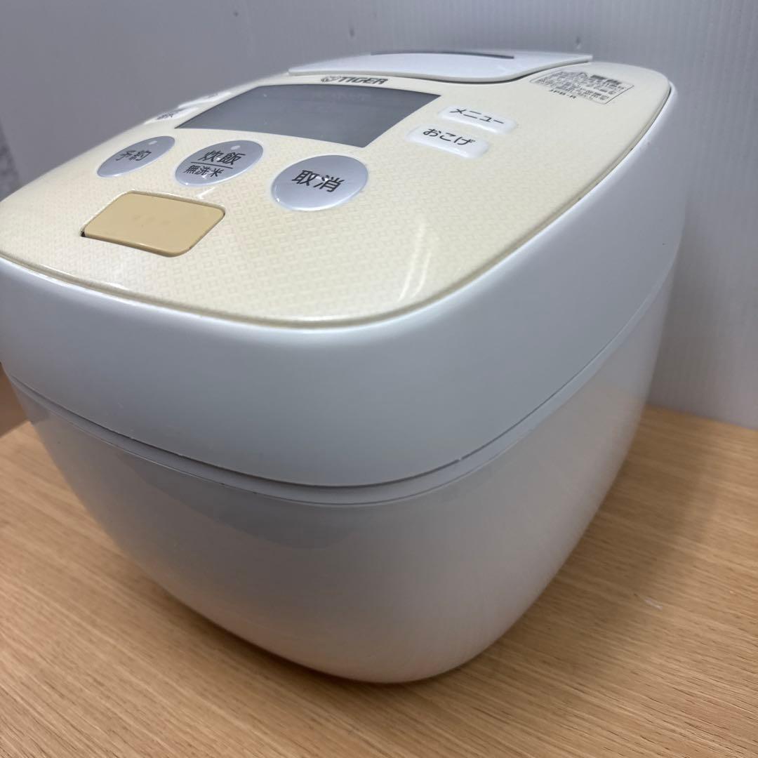 タイガー 炊飯器 5.5合 圧力 IH ホワイト ジャー JPB-R100-W