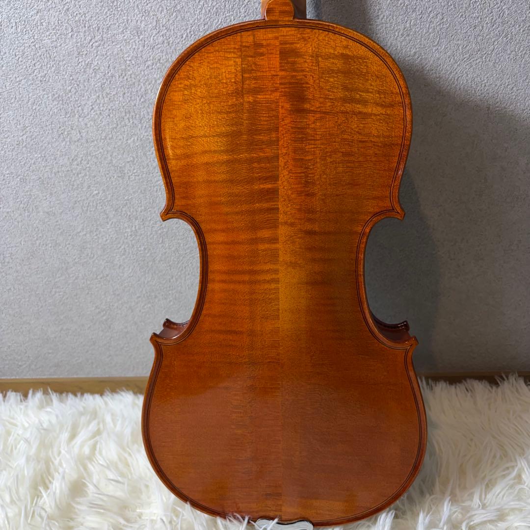 【極美品】K. SHIMORA NO.80 4/4 バイオリン ドイツ製 新品弓