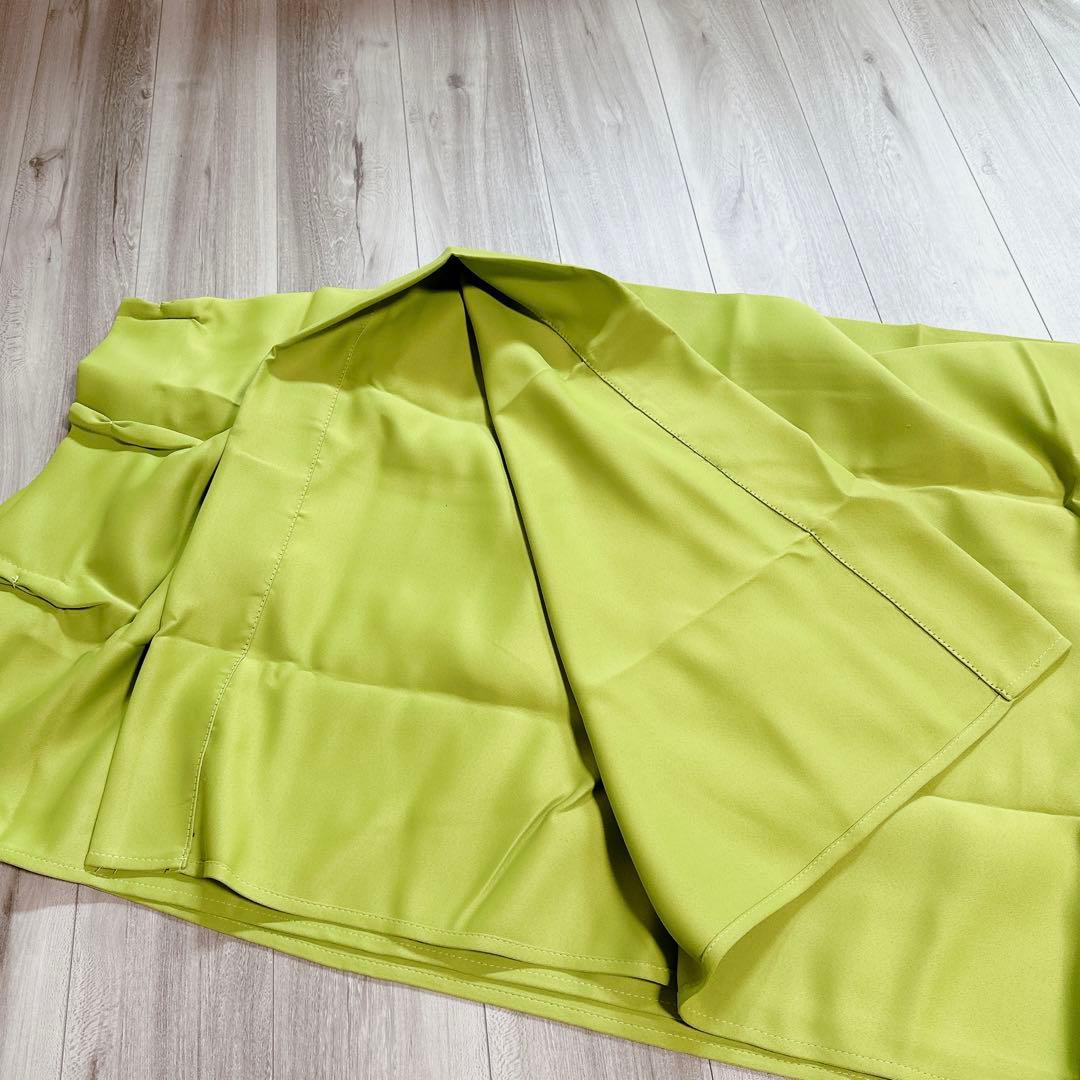 カーテン 節電対策 黄緑 幅100×丈200cm ２枚セット 厚手カーテン