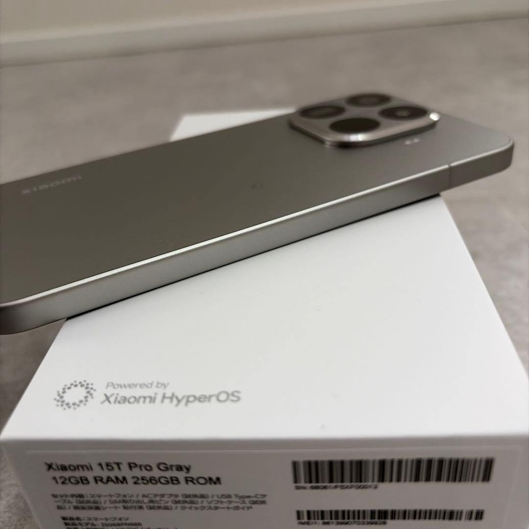 Xiaomi 15T Pro 256GB SIMフリー グレー