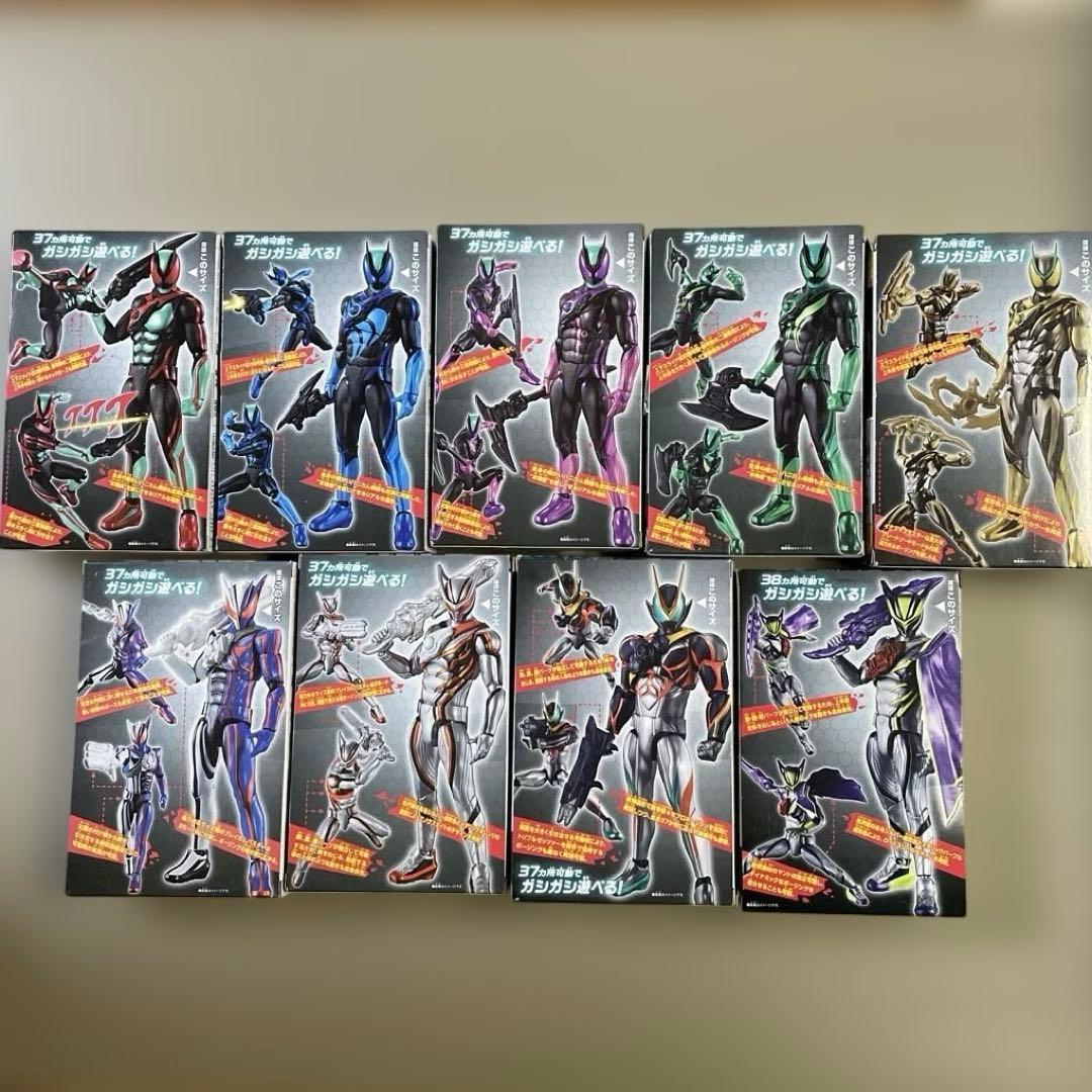 仮面ライダーアクションフィギュアセット　仮面ライダーゼッツ９種類セット