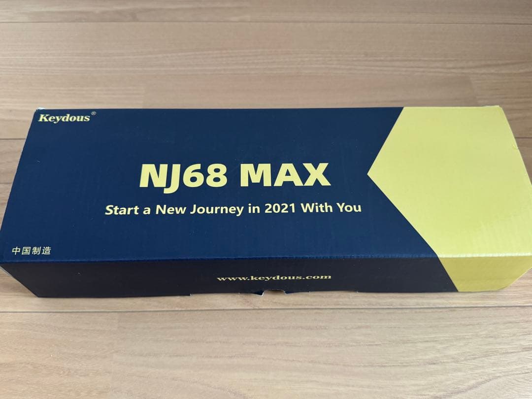 Keydous NJ68 MAX ／ キーボード US配列 ホワイト/ブラック