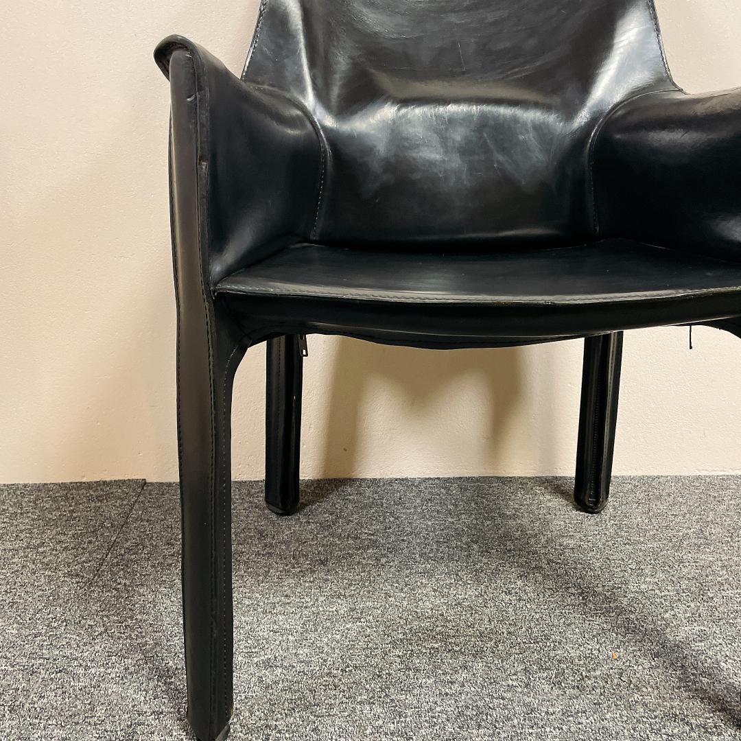 希少　名作　Cassina　カッシーナ 413 CAB　ブラック