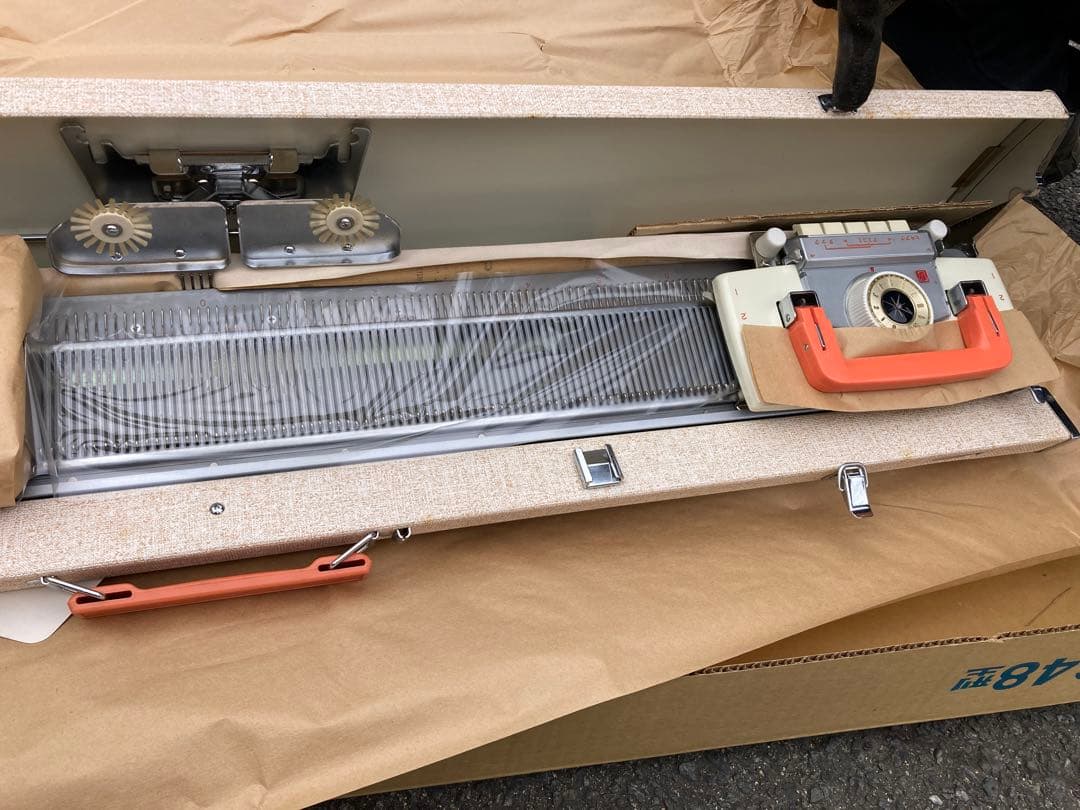 未使用 FS-648モデル 説明書付き。編み機