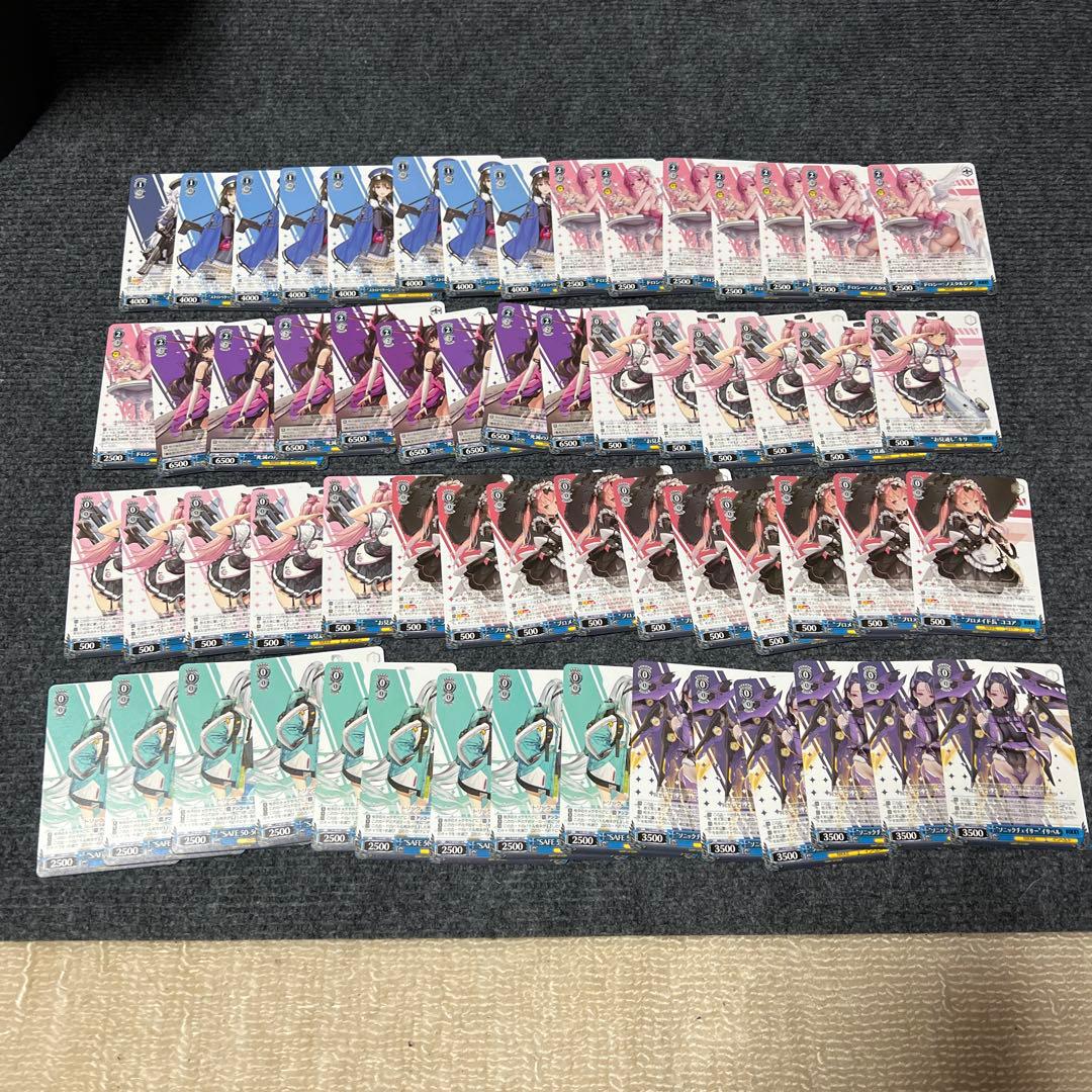 ヴァイスシュヴァルツ　NIKKE ノワール　ナガ　ユニ　spサイン　SR以下多数