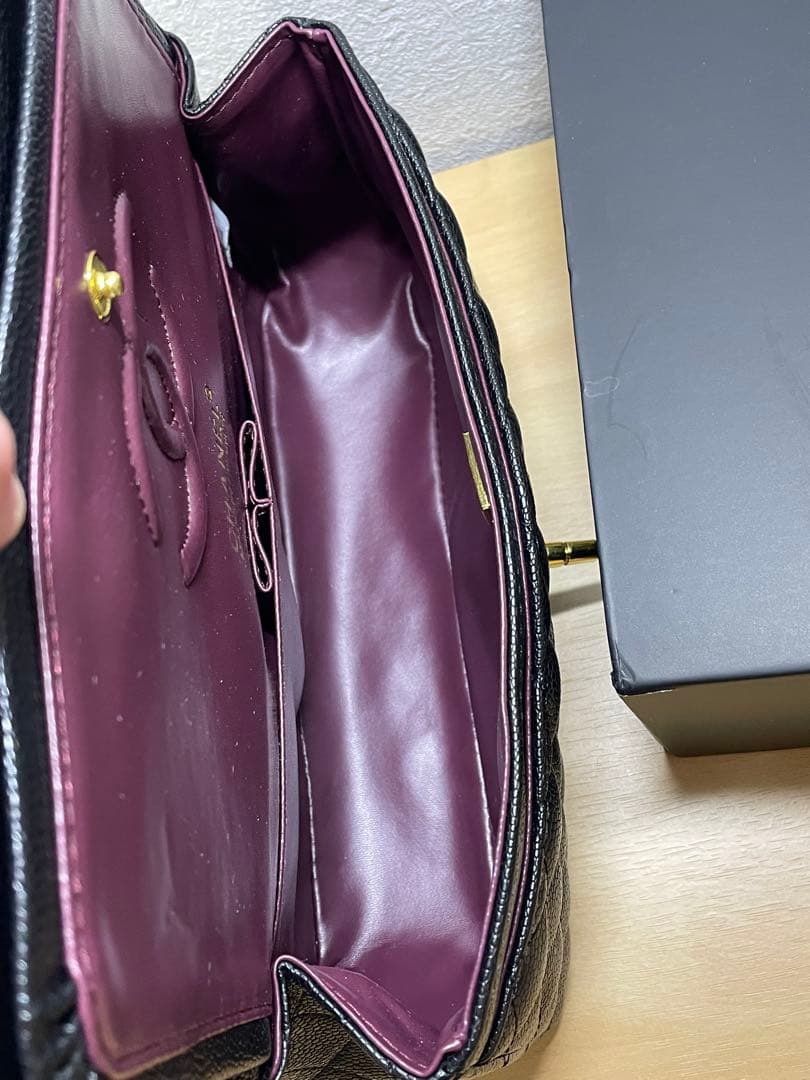 ブラック キルティング ショルダーバッグ ノベルティ