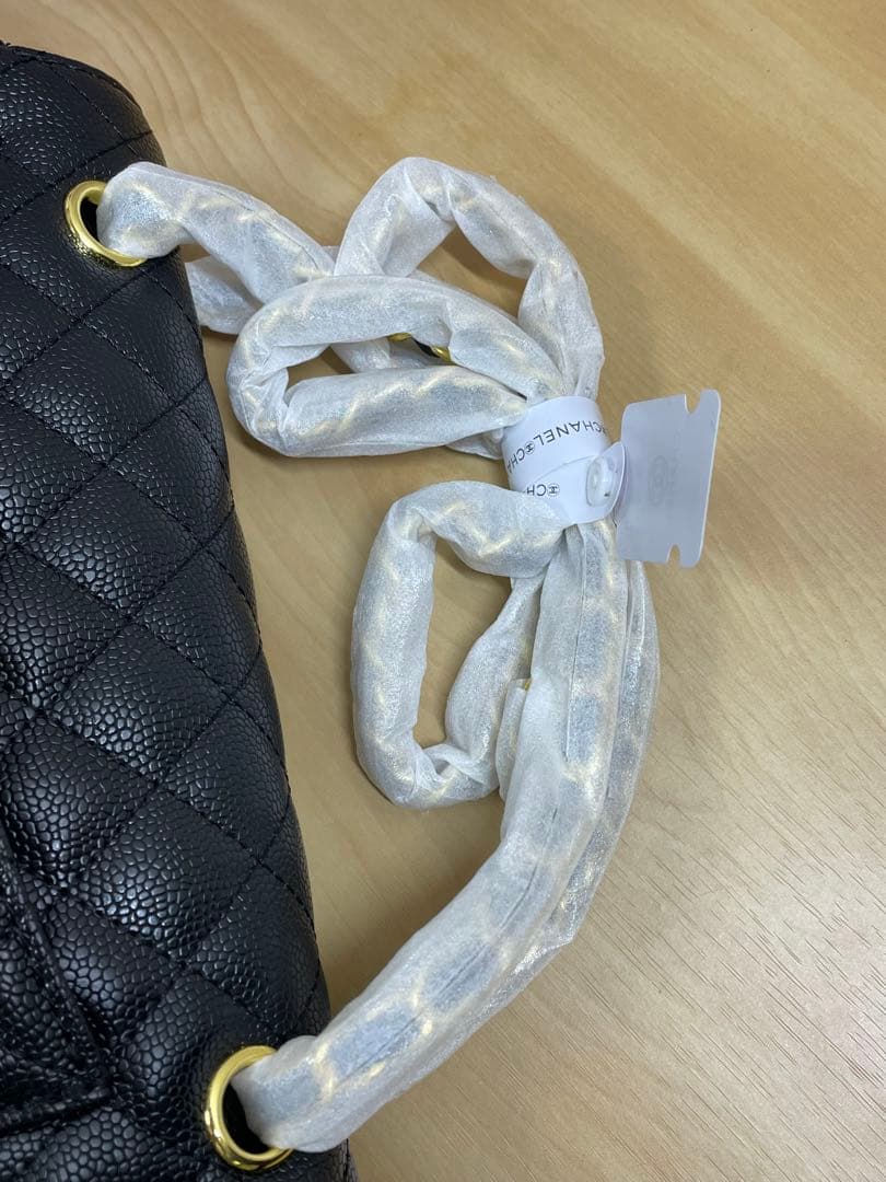 ブラック キルティング ショルダーバッグ ノベルティ