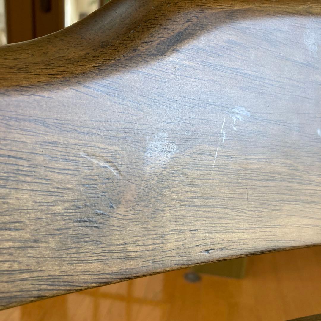 HIRATA 木製座椅子 ロータイプ1人掛け回転椅子